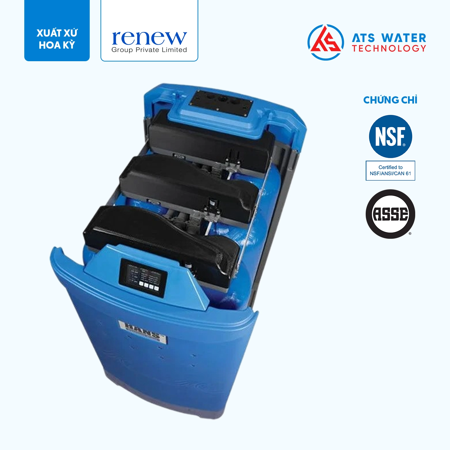 Hệ thống xử lý nước thông minh HANS™ Water Treatment Module